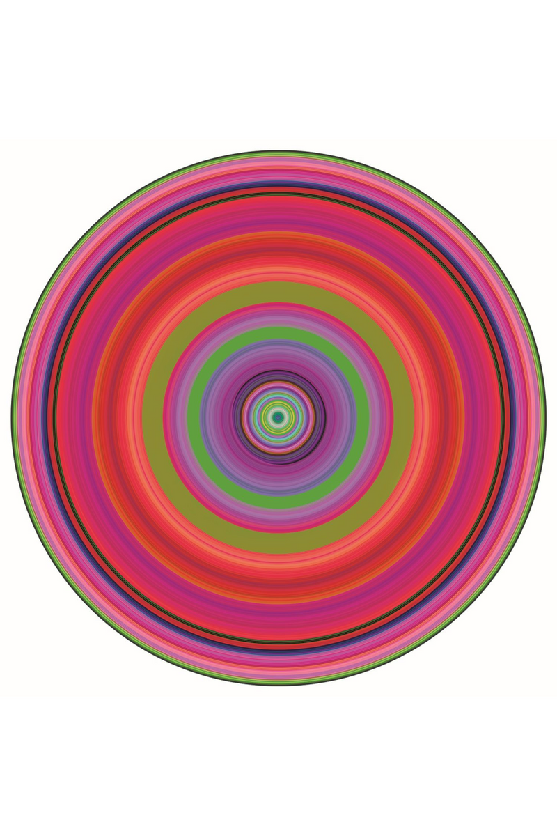 Gradient Plexiglass Art Print | Andrew Martin Circle Tip 1 | Oroatrade.com
