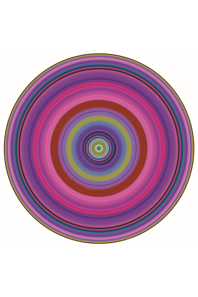 Gradient Plexiglass Art Print | Andrew Martin Circle Tip 3 | Oroatrade.com