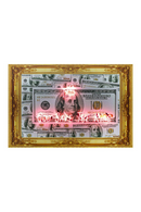 Hundred Dollar Neon Artwork | Andrew Martin God Save The King | Oroatrade.com