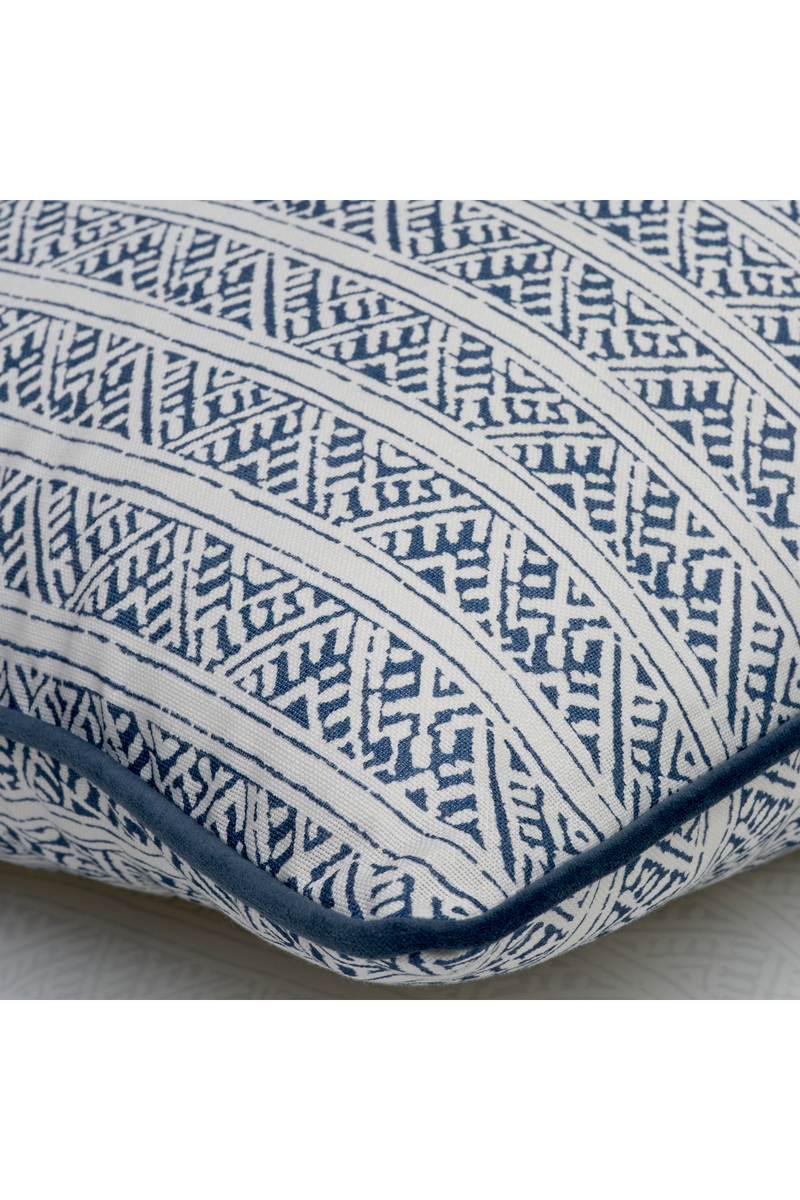 Batik Print Outdoor Throw Pillow | Andrew Martin Ostuni | Oroatrade