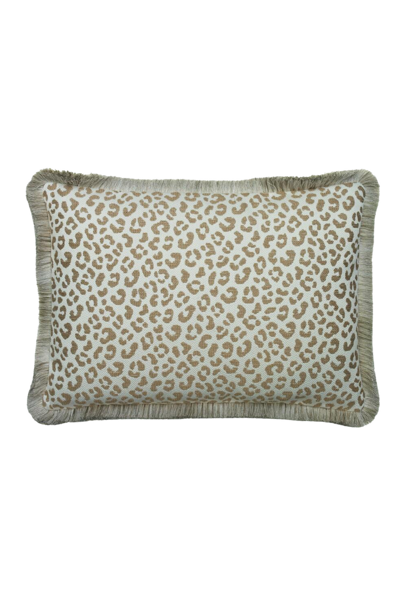 Metallic Fringed Lumbar Pillow | Andrew Martin Wildcat | Oroatrade.com