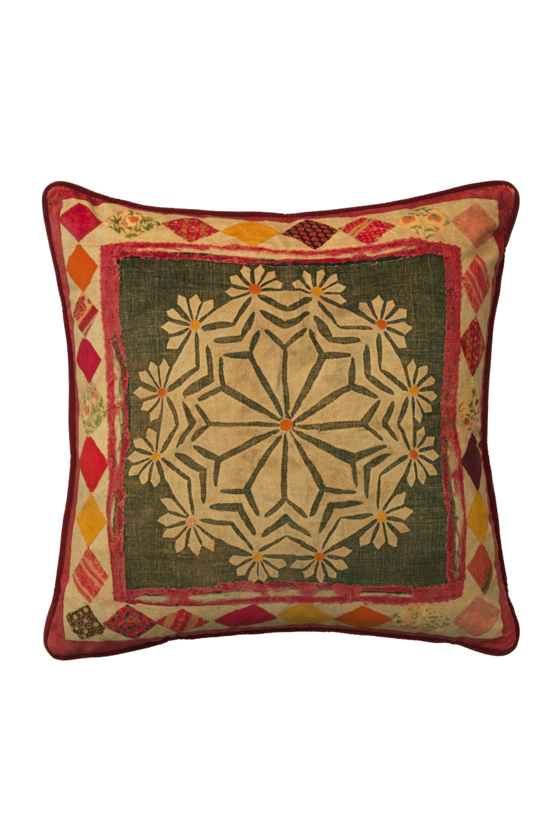 Bohemian Cushion With Piping | Andrew Martin Courtyard | Oroatrade.com