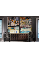 Oak and Walnut Geometrical Sideboard - Andrew Martin Casey | OROATRADE