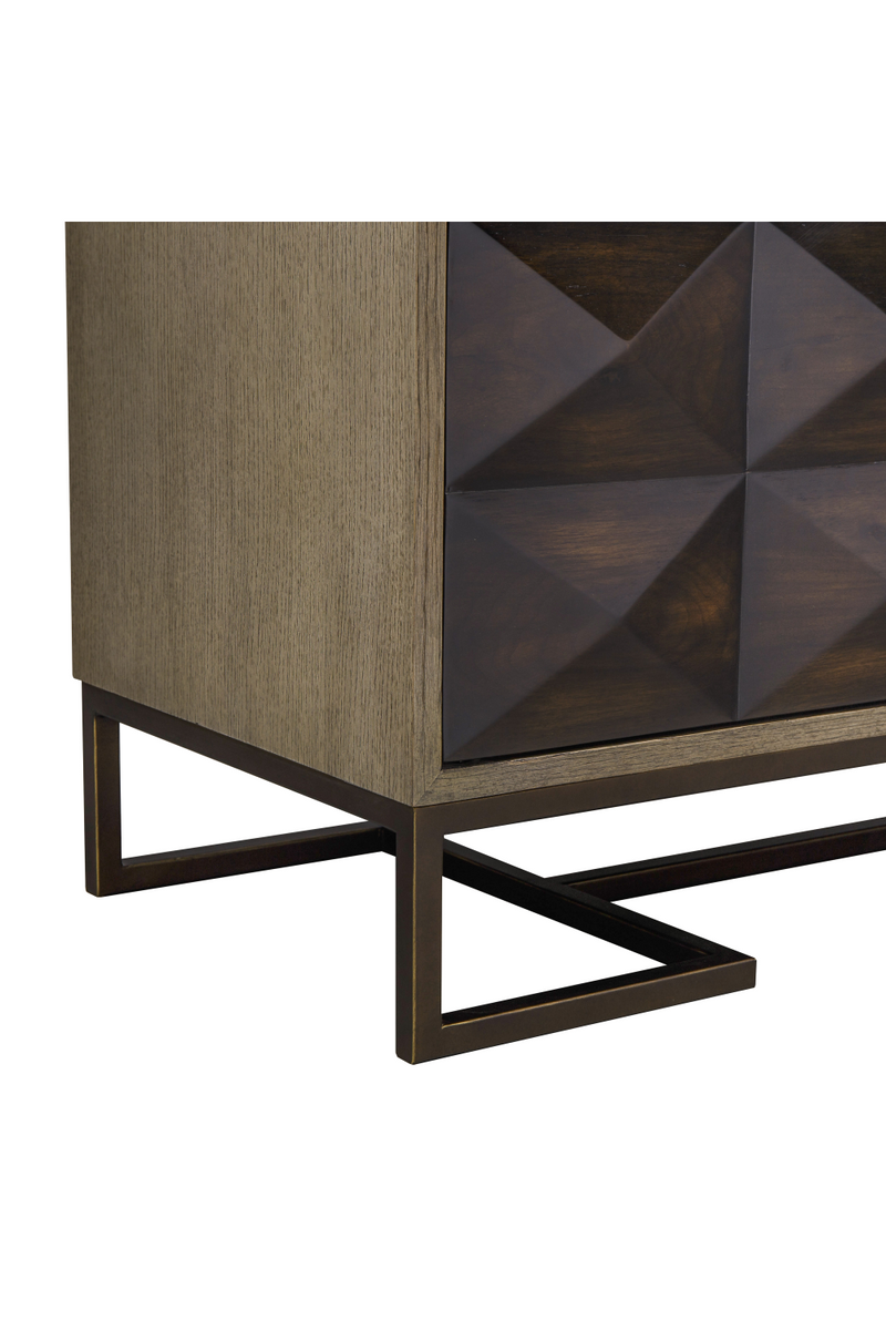 Oak and Walnut Geometrical Sideboard - Andrew Martin Casey | OROATRADE