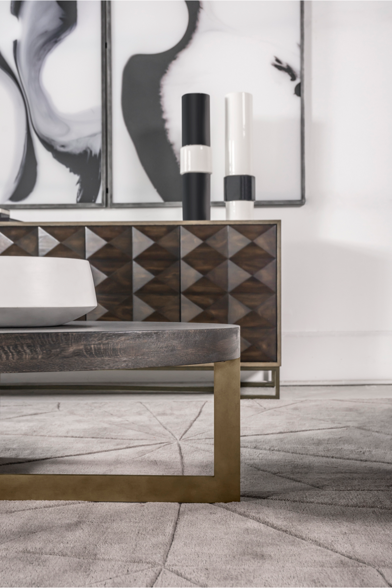 Oak and Walnut Geometrical Sideboard - Andrew Martin Casey | OROATRADE