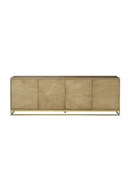 Ash Brass Studded Sideboard | Andrew Martin William | OROATRADE