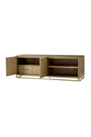 Ash Brass Studded Sideboard | Andrew Martin William | OROATRADE