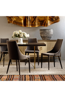 Charcoal Gray Velvet Armless Dining Chair | Andrew Martin Saber | OROATRADE