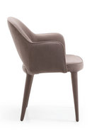 Gray Velvet Cut-Out Back Dining Chair | Andrew Martin Xanthe | OROATRADE