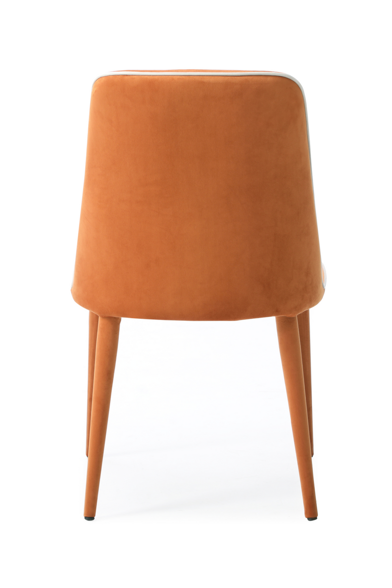 Deep Rust Velvet Dining Chair | Andrew Martin Milo | OROATRADE