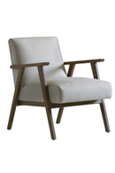 Cream Upholstered Linen Armchair | Andrew Martin Rory | OROATRADE