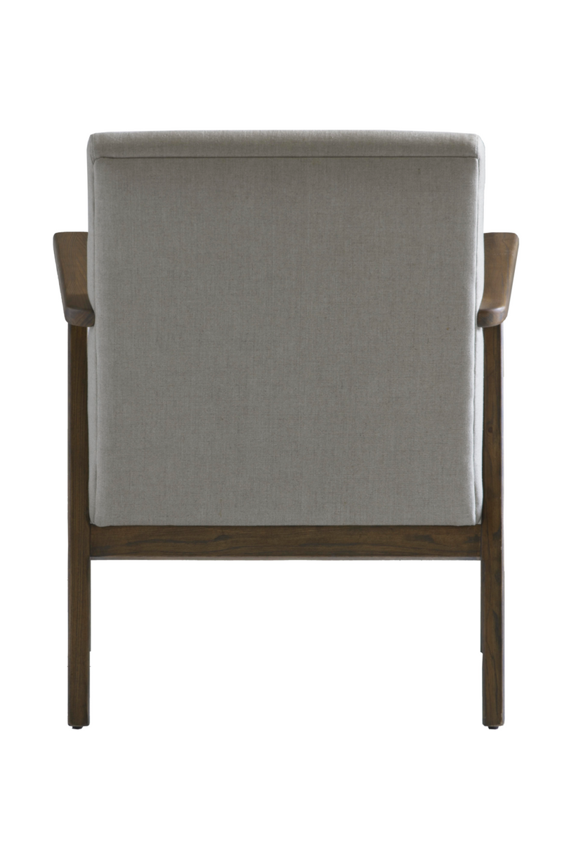 Cream Upholstered Linen Armchair | Andrew Martin Rory | OROATRADE