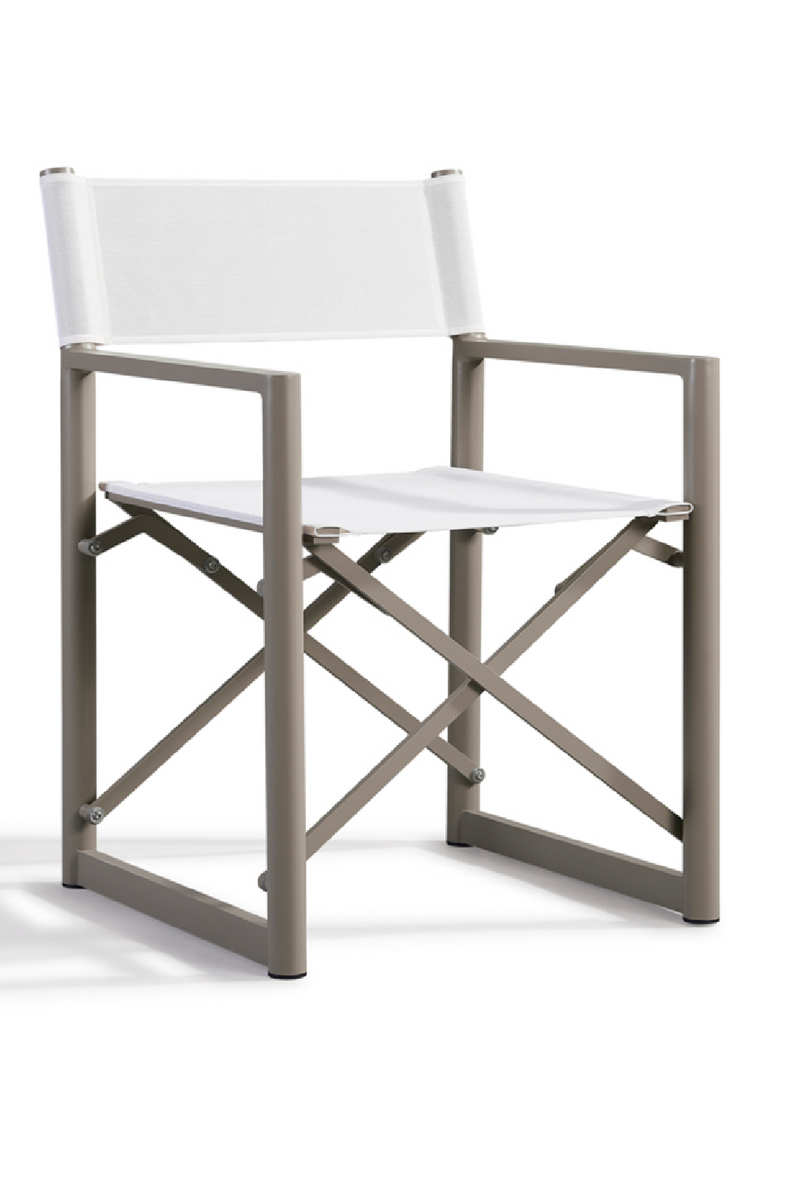 Taupe and White Outdoor Dining Chair | Andrew Martin Harlyn | OROATRADETRADE.com