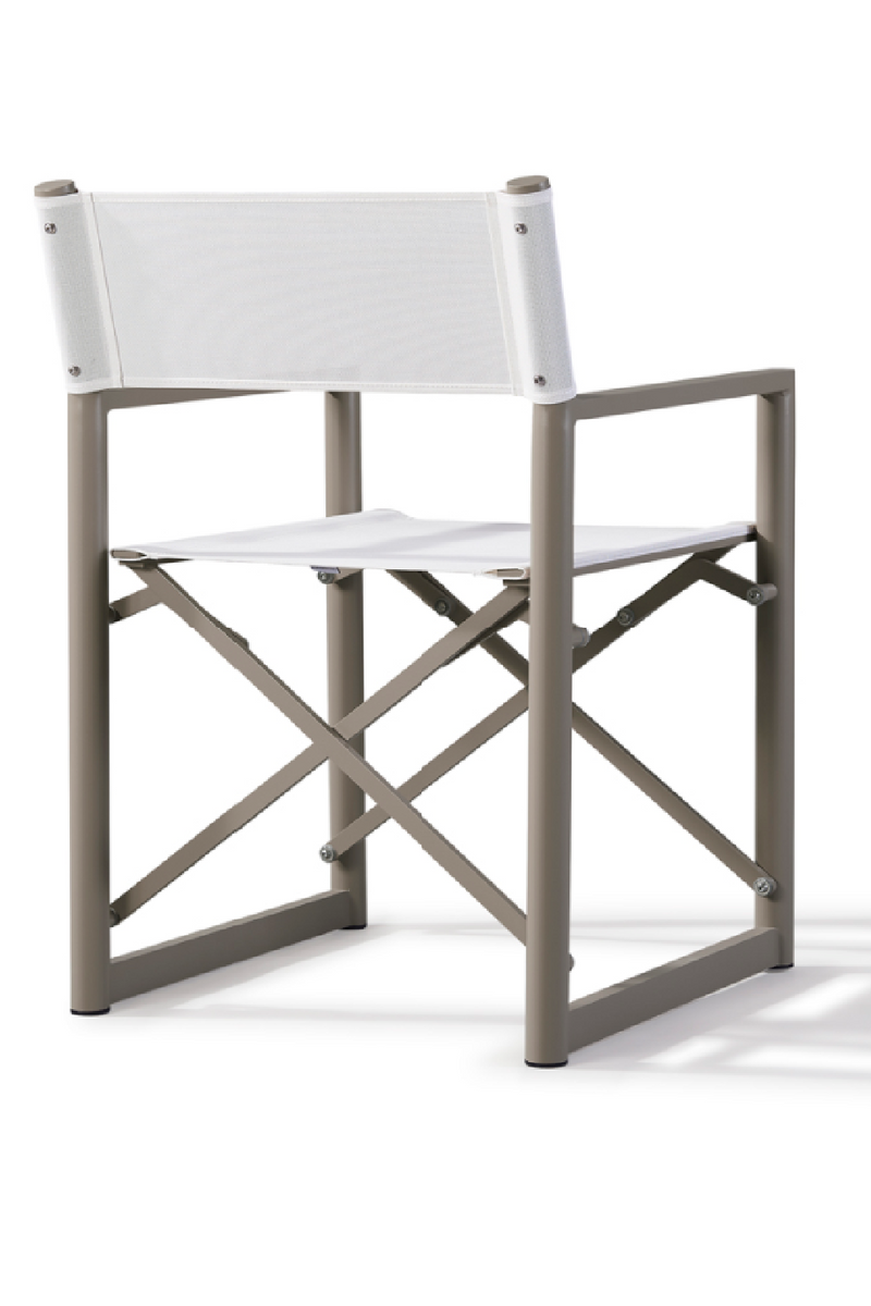 Taupe and White Outdoor Dining Chair | Andrew Martin Harlyn | OROATRADETRADE.com