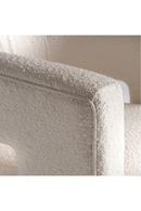 White Bouclé Sculptural Swivel Chair | Andrew Martin Madison | OROATRADE
