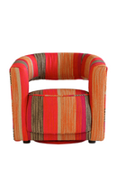 Multi-colored Sculptural Swivel Chair | Andrew Martin Madison | OROATRADE