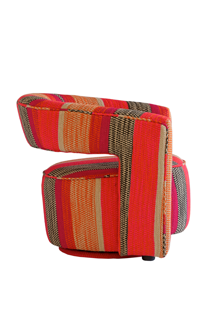 Multi-colored Sculptural Swivel Chair | Andrew Martin Madison | OROATRADE