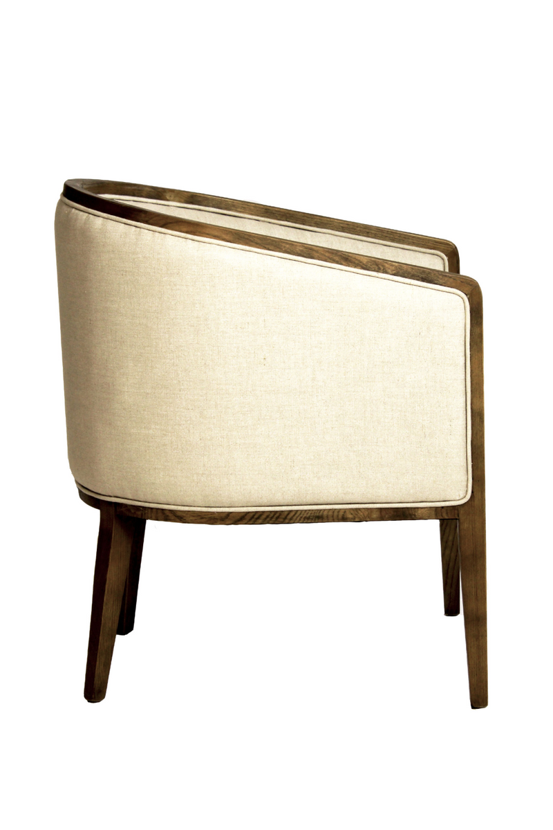 Mid-Century Upholstered Barrel Chair | Andrew Martin | OROATRADE