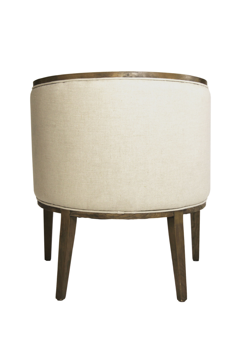 Mid-Century Upholstered Barrel Chair | Andrew Martin | OROATRADE