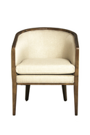 Mid-Century Upholstered Barrel Chair | Andrew Martin | OROATRADE