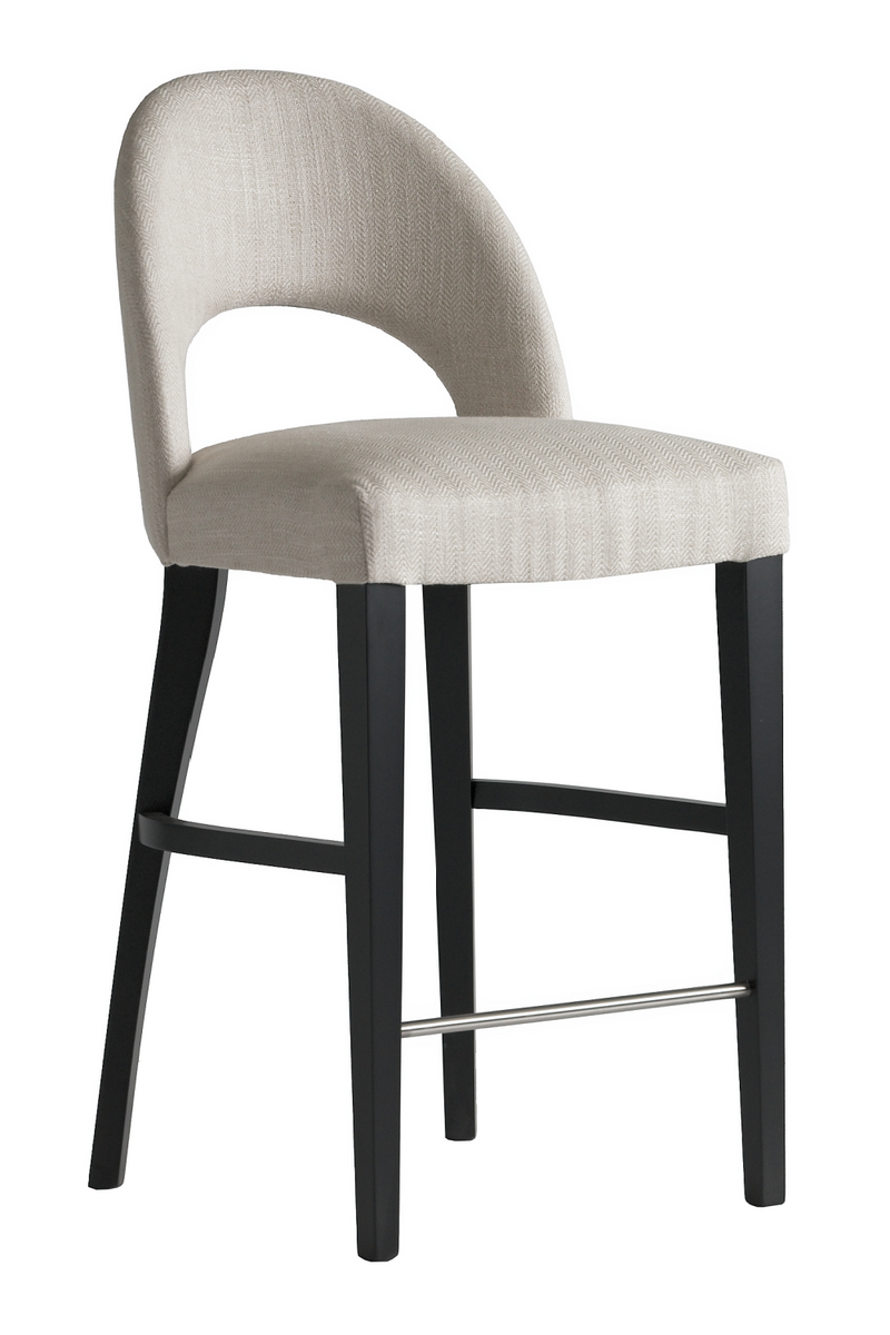 Cut-Out Back Modern Bar Stool | Andrew Martin Dune | OROATRADE