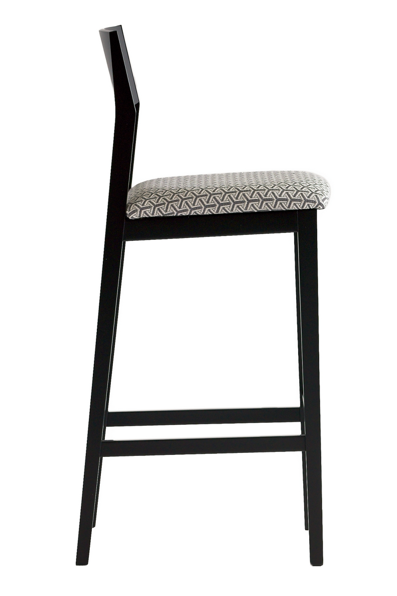 Black Modern Bar Stool | Andrew Martin Sumi | OROATRADE