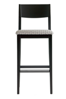Black Modern Bar Stool | Andrew Martin Sumi | OROATRADE