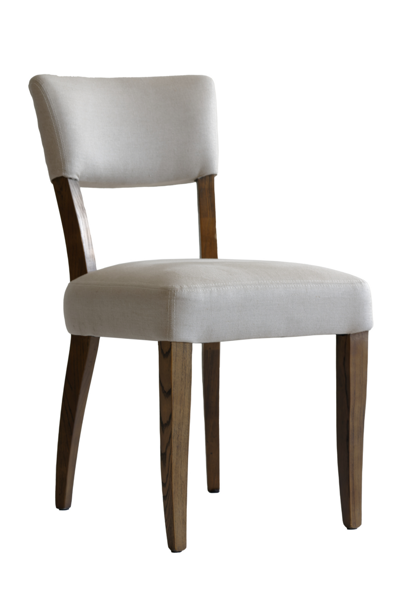 Off White Linen Dining Chair | Andrew Martin Diego | Oroatrade.com