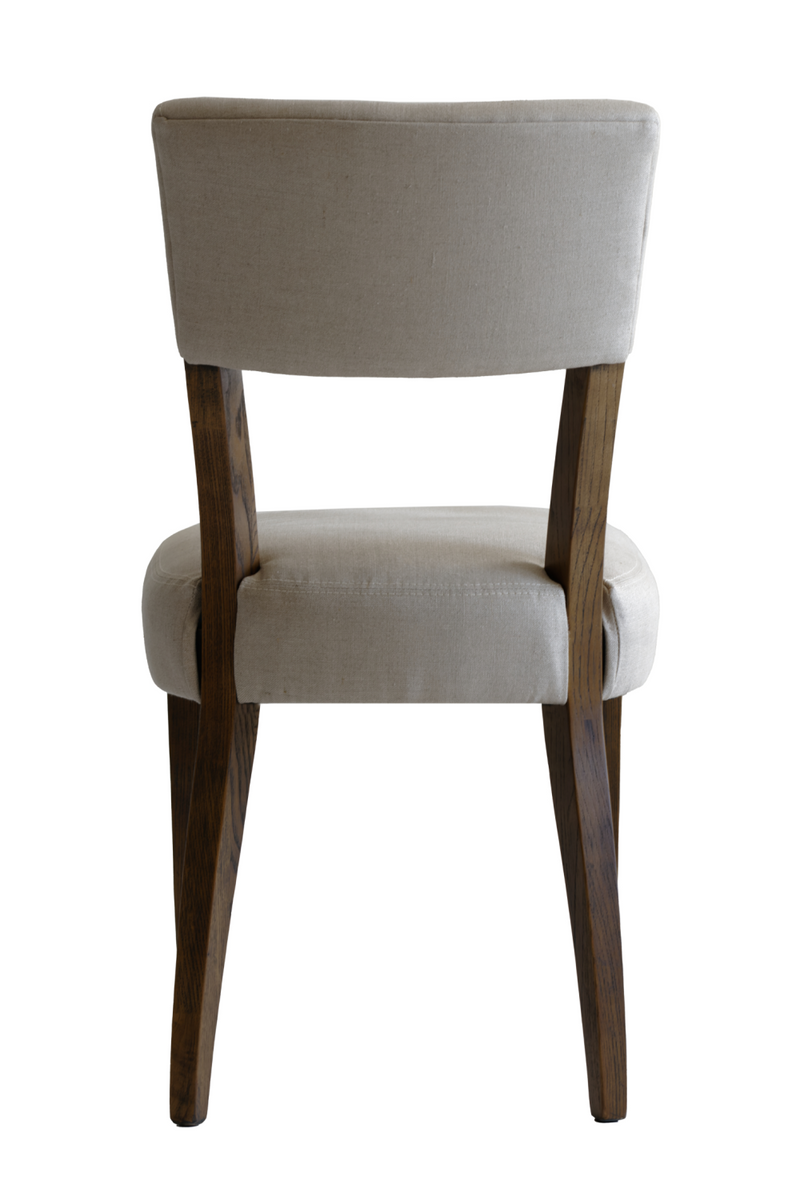 Off White Linen Dining Chair | Andrew Martin Diego | Oroatrade.com