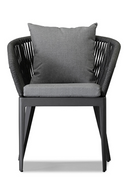 Curved Outdoor Dining Chair | Andrew Martin Voyage | Oroatrade