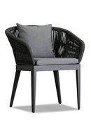 Curved Outdoor Dining Chair | Andrew Martin Voyage | Oroatrade