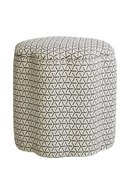 Fabric Upholstered Ottoman | Andrew Martin Daisy | Oroatrade.com
