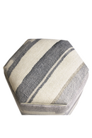Hexagonal Upholstered Ottoman | Andrew Martin Hexa | Oroatrade