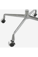 Gray Velvet Swivel Office Chair | Andrew Martin Theo | Oroatrade.com