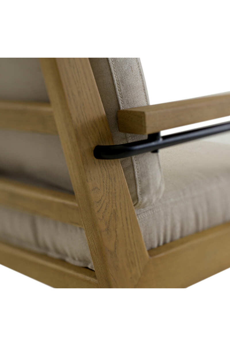 Wood Framed Swivel Officer Chair | Andrew Martin Malik | Oroatrade.com