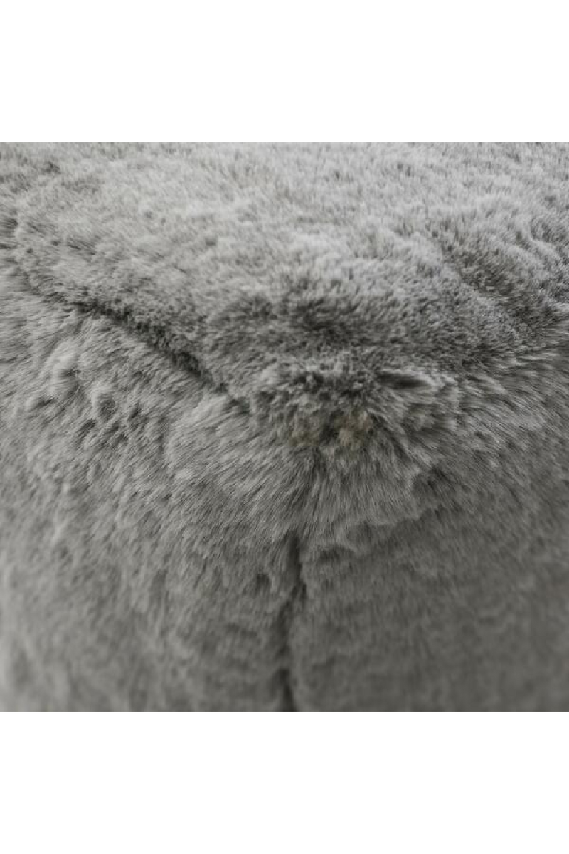 Fur Rectangular Ottoman | Andrew Martin Willis | Oroatrade.com
