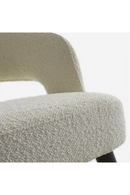 White Bouclé Dining Chair | Andrew Martin Franco | Oroatrade.com