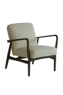 White Bouclé Occasional Armchair | Andrew Martin Dario | Oroatrade.com