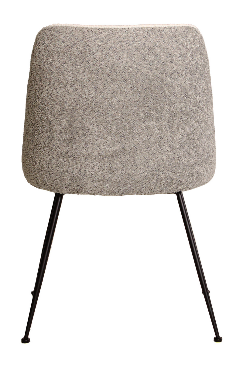 Gray Chenille Upholstered Dining Chair | Andrew Martin Colina | Oroatrade.com