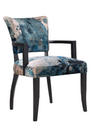 Printed Velvet Dining Armchair | Andrew Martin Mimi | Oroatrade.com