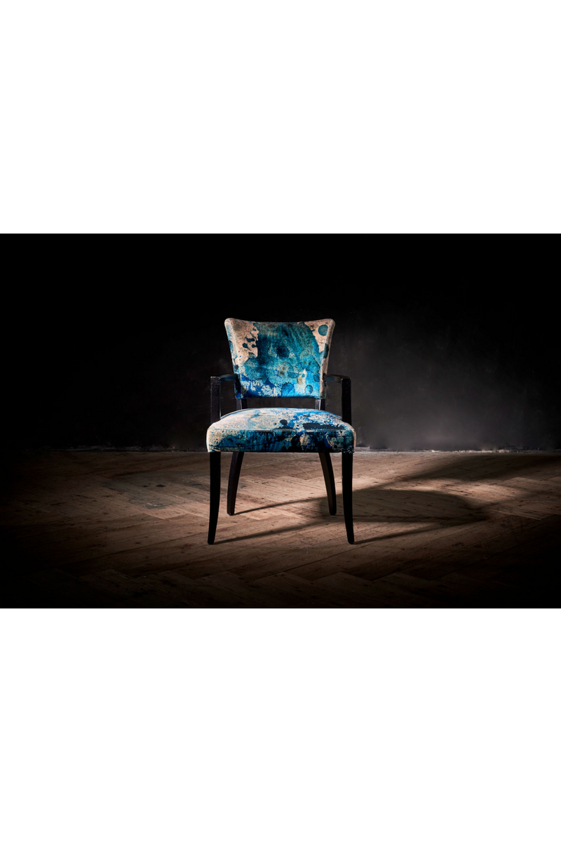 Printed Velvet Dining Armchair | Andrew Martin Mimi | Oroatrade.com