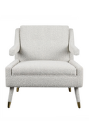 Gray Bouclé Retro Armchair | Andrew Martin Templar | Oroatrade.com