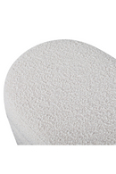 Cream Bouclé Modern Bench | Andrew Martin Dura | Oroatrade.com