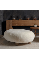 Pebble-Shaped Sheepskin Footstool | Andrew Martin Sivan | Oroatrade.com