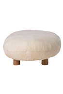 Pebble-Shaped Sheepskin Footstool | Andrew Martin Sivan | Oroatrade.com