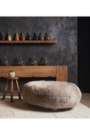 Pebble-Shaped Sheepskin Footstool | Andrew Martin Sivan | Oroatrade.com