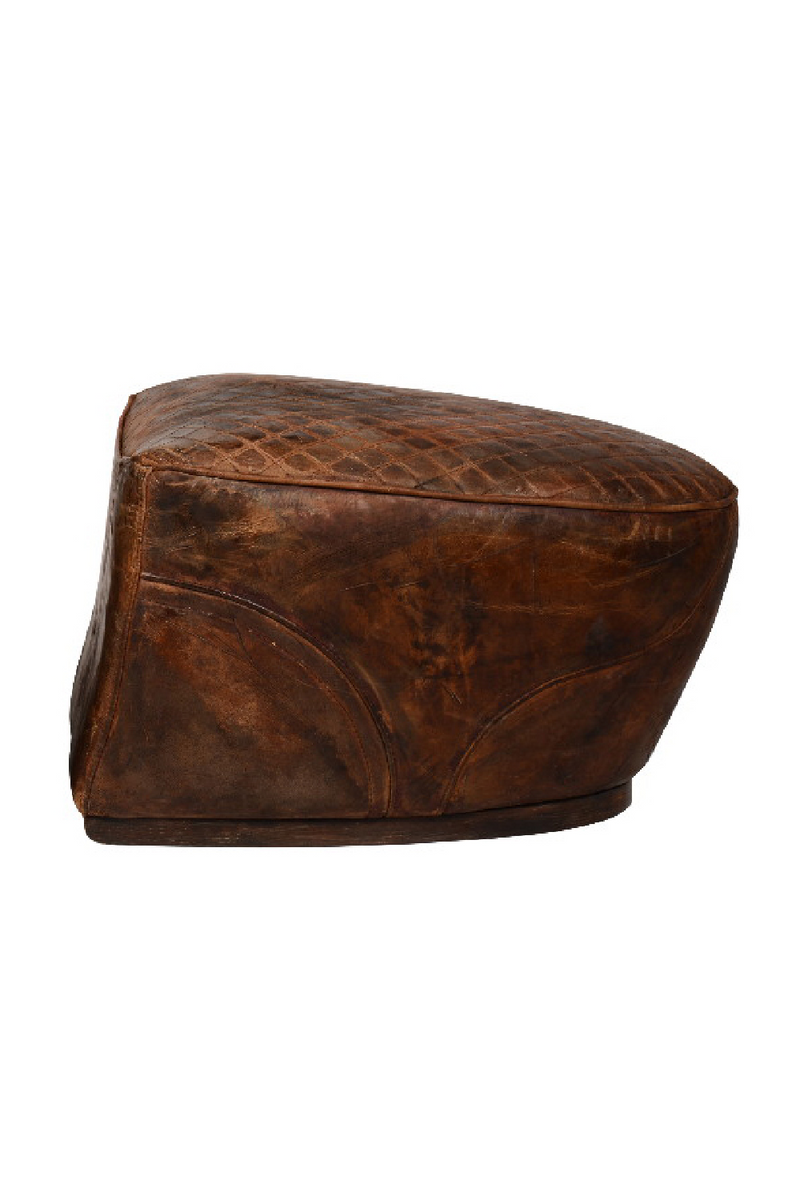 Brown Leather Equestarian Lounge Chair | Andrew Martin Saddle | Oroatrade.com