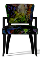 Printed Velvet Dining Armchair | Andrew Martin Mimi | Oroatrade.com