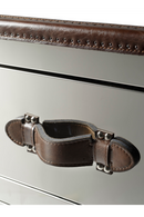 White Mirrored Steel Chest of Drawers | Andrew Martin Howard | OROATRADE