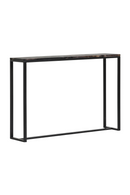 Black Petrified Wood Console Table | Andrew Martin Greta | OROATRADE